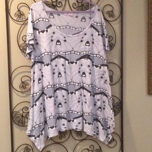 Fresh Produce Top Gray Vapor Drape Flutter Plus